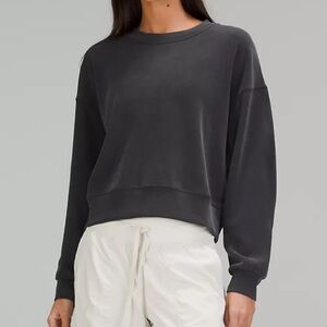 Lululemon soft stream cropped sweater size 6